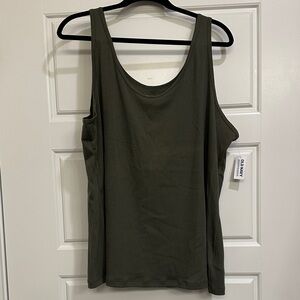 Old Navy Women's Dark Green Tank Top